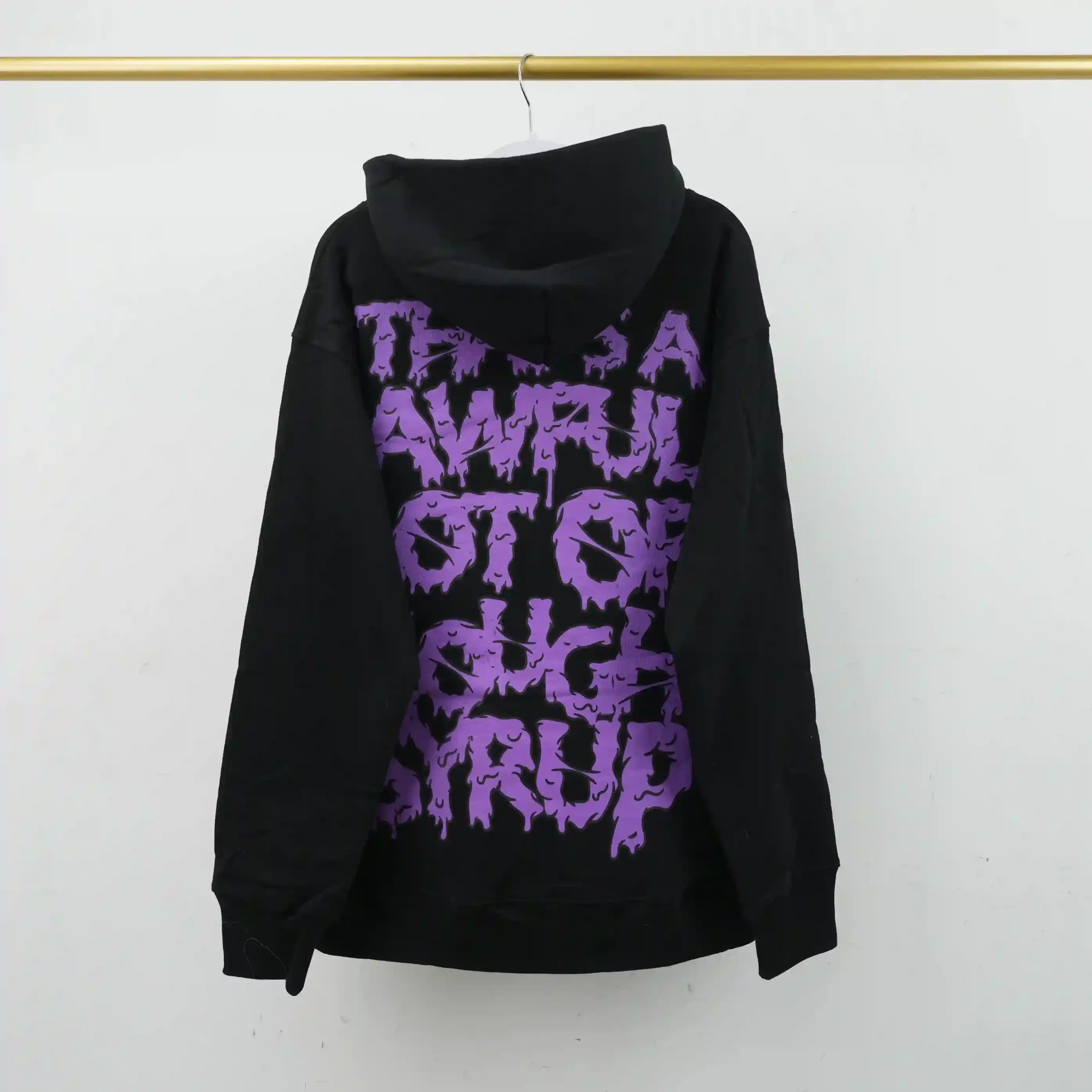 Cough Syrup Skeleton Hoodie Black